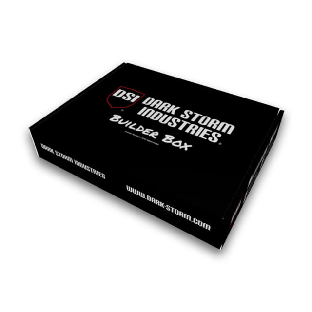 Dark Storm Industries DS-15 AR-15 5.56x45mm NATO Upper and Lower Receiver Parts Builder Box for Standard or Fixed Magazine MOE Rifle Anodized Black - Dark Storm Industries