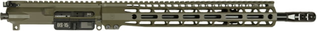 Dark Storm Industries DS-15 Typhoon AR-15 5.56x45mm NATO 14.5in Complete Upper Receiver w/Pin/ Weld Mid Length 1-7 Twist 1/2x28 Cerakote Olive Drab - Dark Storm Industries
