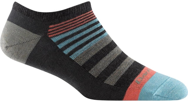 Darn Tough Beachcomber No Show Lightweight Sock - Womens Charcoal Small