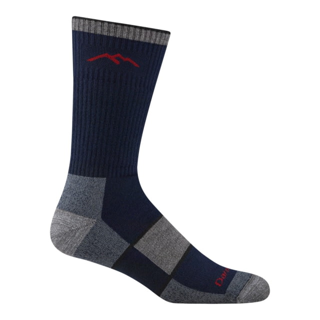 Darn Tough Hiker Coolmax Boot Midweight with Full Cushion Socks - Men's Navy Large