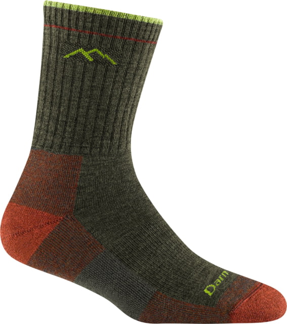 Darn Tough Hiker Micro Crew Midweight w/ Cushion Socks - Women's Forest Small