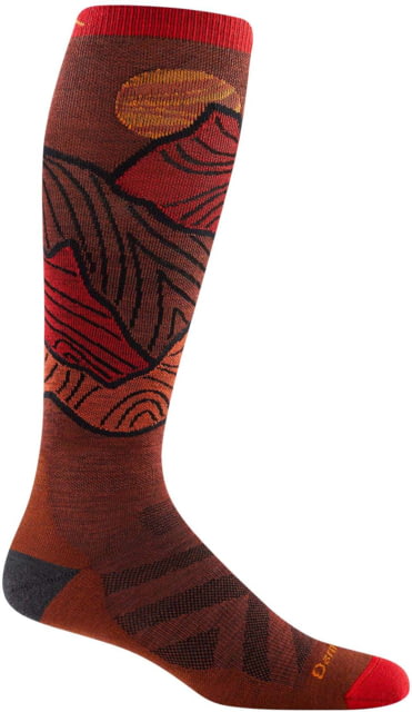 Darn Tough Titan OTC Lightweight With Cushion - Men's Fireball Extra Large