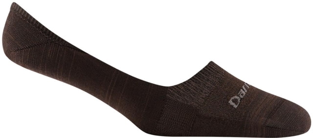 Darn Tough Top Down Solid No Show Invisible Lightweight Sock - Womens Espresso Large