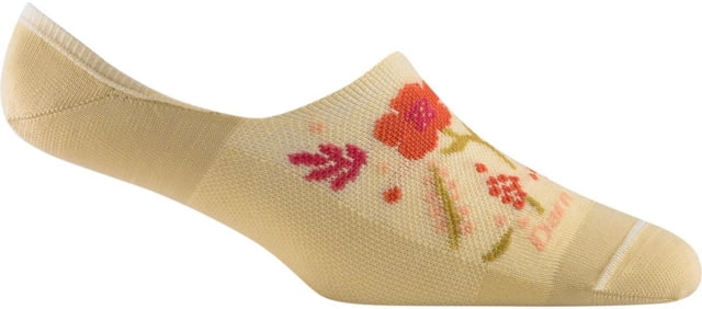 Darn Tough Topless Garden Party No Show Hidden Lightweight Sock - Womens Morning Sun Small