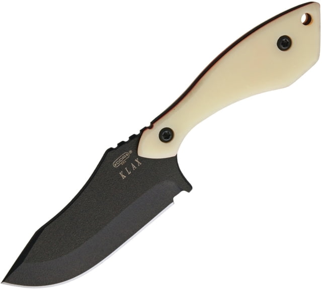 Darrel Ralph Large Klax Moon Glow Knife 8.5in Overall 4.25in Black Powder Coated 440C SS Blade Moon Glow G10 Handle Black Kydex Sheath KLAX LG MG - Darrel Ralph