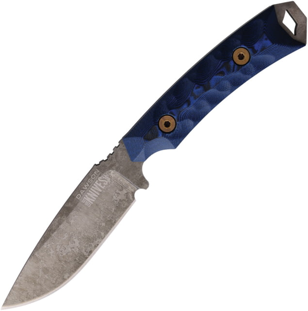 Dawson Knives Contractor Fixed Blade Blk/Blu DW47810 - Dawson Knives