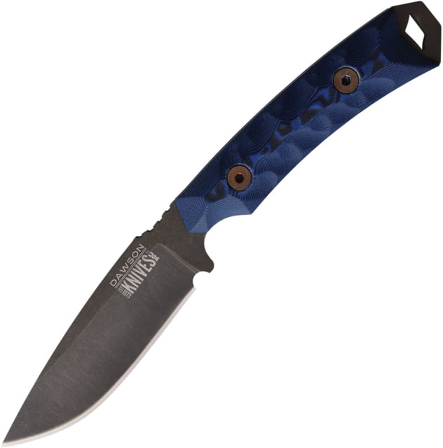 Dawson Knives Contractor Fixed Blade Blk/Blu DW48022 - Dawson Knives