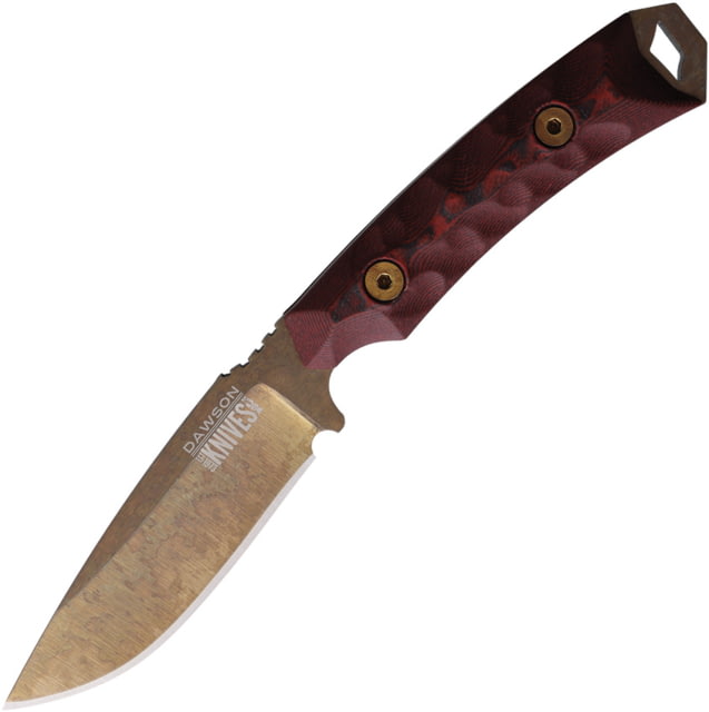 Dawson Knives Contractor Fixed Blade Blk/Red DW47834 - Dawson Knives