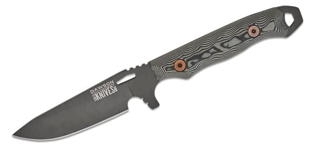 Dawson Knives Outcast Fixed Blade Gray Black - Dawson Knives