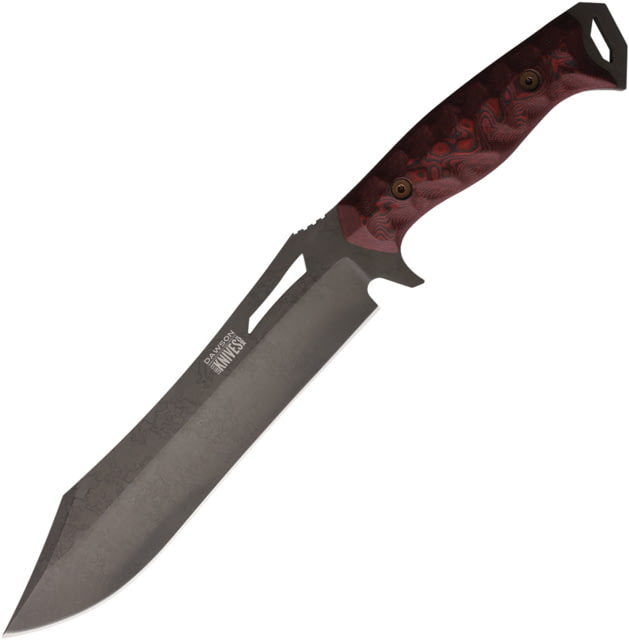 Dawson Knives Dominion Fixed Blade Blk/Red DW47599 - Dawson Knives