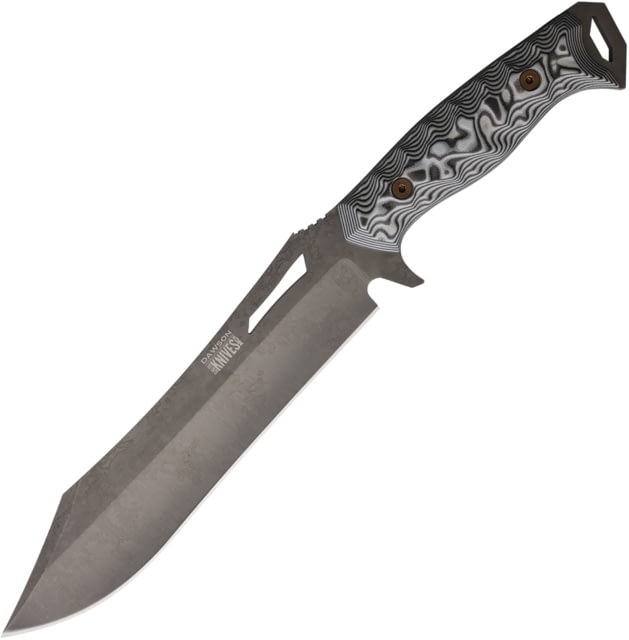 Dawson Knives Dominion Fixed Blade Blk/Wht DW47612 - Dawson Knives