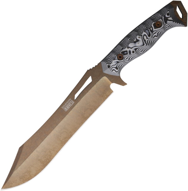 Dawson Knives Dominion Fixed Blade Blk/Wht DW47742 - Dawson Knives