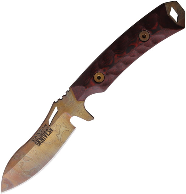 Dawson Knives Harvester Fixed Blade Blk/Red DW15909 - Dawson Knives