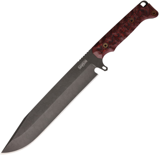 Dawson Knives Holdout Bowie Red/Blk DW41867 - Dawson Knives
