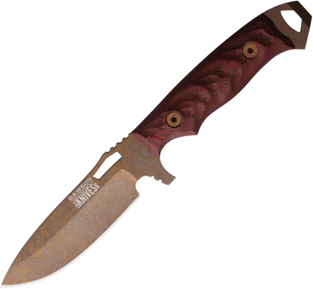 Dawson Knives Nomad Fixed Blade Blk/Red DW48942 - Dawson Knives