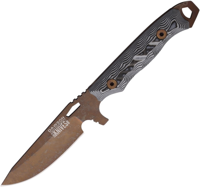Dawson Knives Outcast Fixed Blade Blk/Wht DW48980 - Dawson Knives