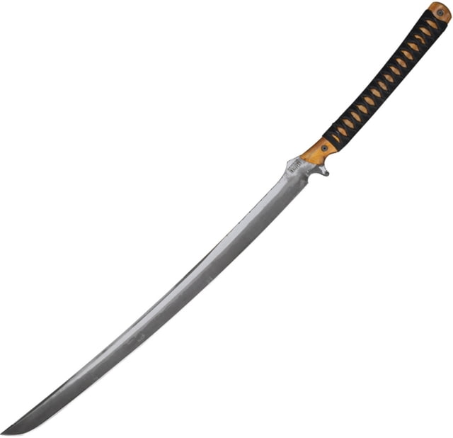 Dawson Knives Relentless Sword 21In 31.5in Overall 21in Hamon Finish Cpm-3V Carbon Steel Blade Ironwood Handle - Dawson Knives