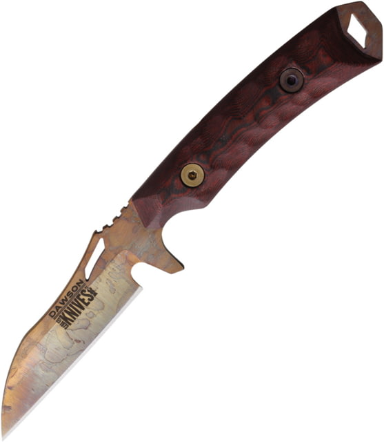 Dawson Knives Revelation Fixed Blade Blk/Red DW49161 - Dawson Knives