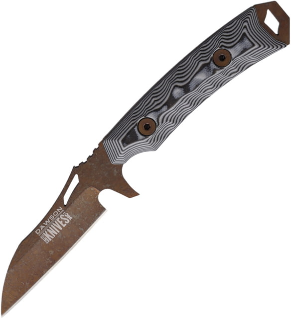 Dawson Knives Revelation Fixed Blade Blk/Wht DW49208 - Dawson Knives