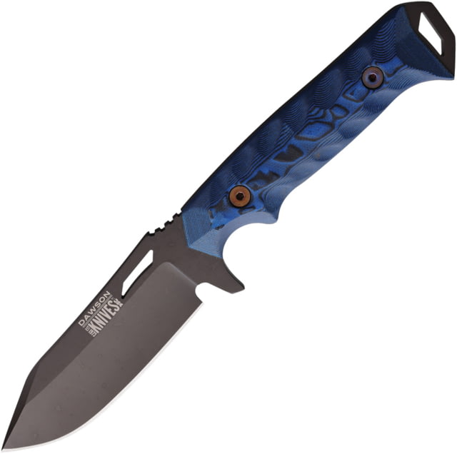 Dawson Knives Shepherd Fixed Blade Blk/Blu DW83793 - Dawson Knives