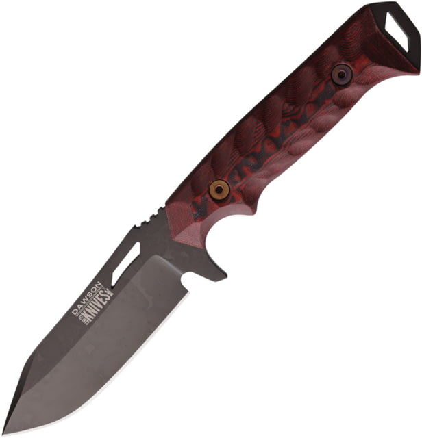 Dawson Knives Shepherd Fixed Blade Blk/Red DW83779 - Dawson Knives