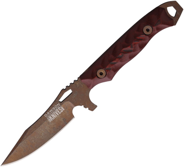 Dawson Knives Smuggler Fixed Blade Blk/Red DW16753 - Dawson Knives