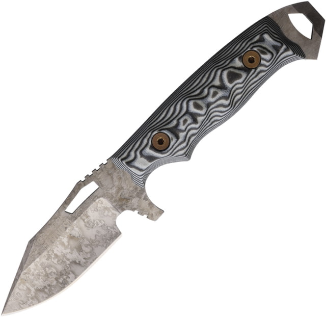 Dawson Knives Steadfast Fixed Blade Blk/Wht DW60585 - Dawson Knives
