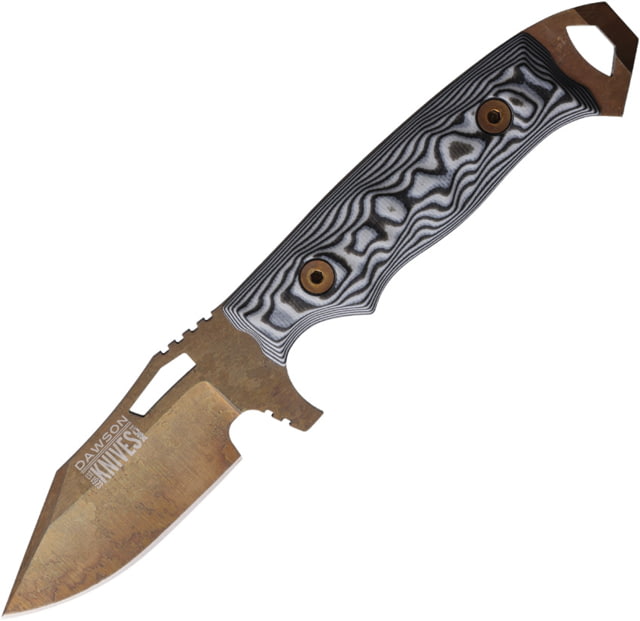 Dawson Knives Steadfast Fixed Blade Blk/Wht DW60677 - Dawson Knives