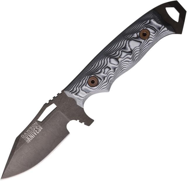 Dawson Knives Steadfast Fixed Blade Wht/Blk DW60400 - Dawson Knives