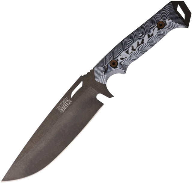 Dawson Knives Summit Fixed Blade Blk/Wht DW60004 - Dawson Knives