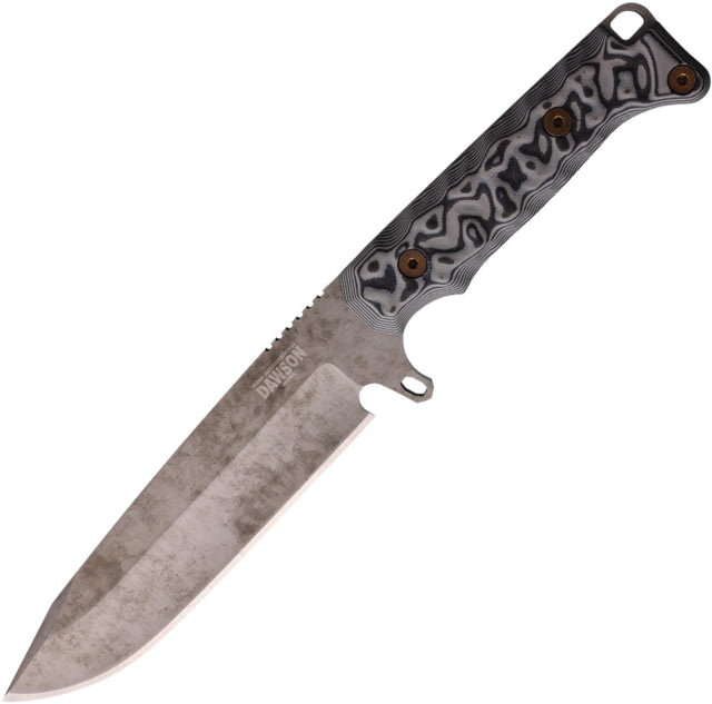 Dawson Knives Valor Fixed Blade Black/Gray DW41522 - Dawson Knives