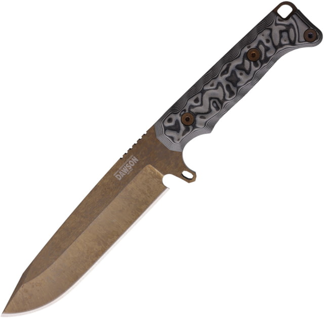 Dawson Knives Valor Fixed Blade Black/Gray DW41607 - Dawson Knives