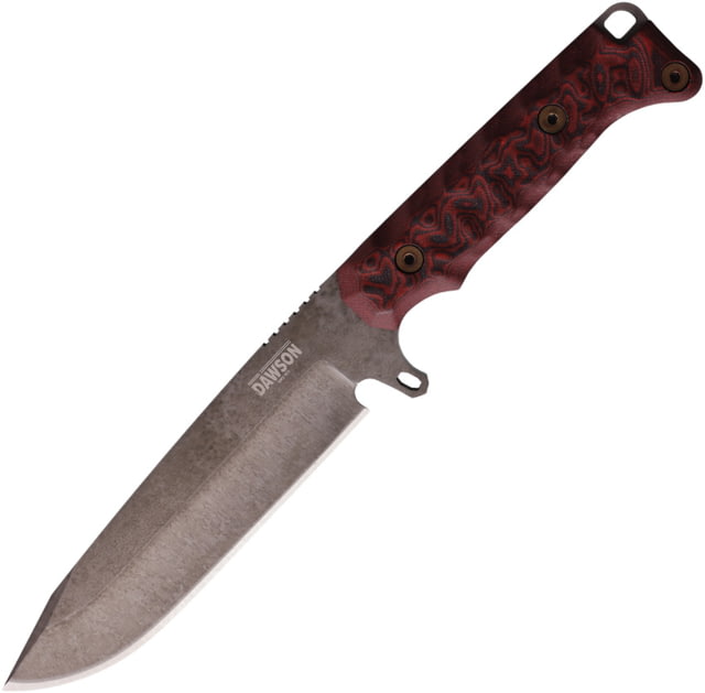 Dawson Knives Valor Fixed Blade Black/Red DW41386 - Dawson Knives