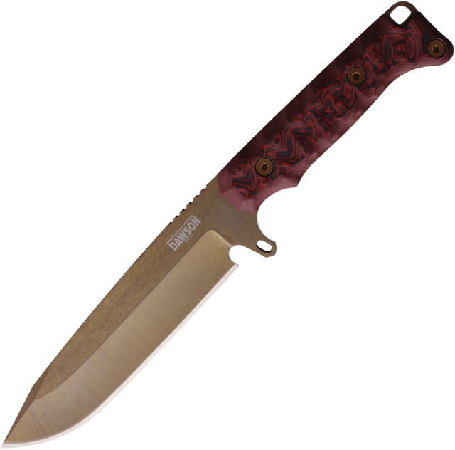 Dawson Knives Valor Fixed Blade Black/Red DW41584 - Dawson Knives