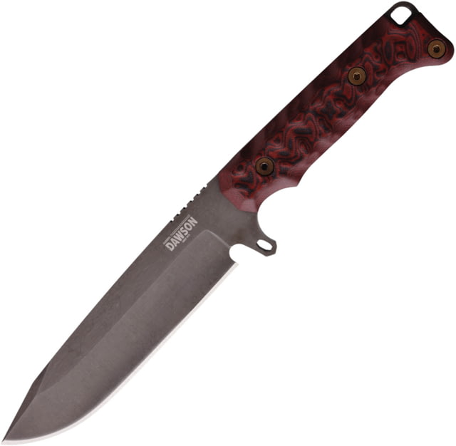 Dawson Knives Valor Fixed Blade Black/Red DW41621 - Dawson Knives
