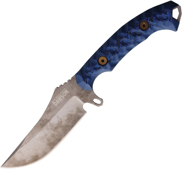 Dawson Knives Woodsman Fixed Blade Blk/Blue DW41133 - Dawson Knives