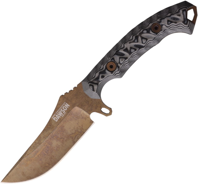 Dawson Knives Woodsman Fixed Blade Blk/Gry DW41164 - Dawson Knives