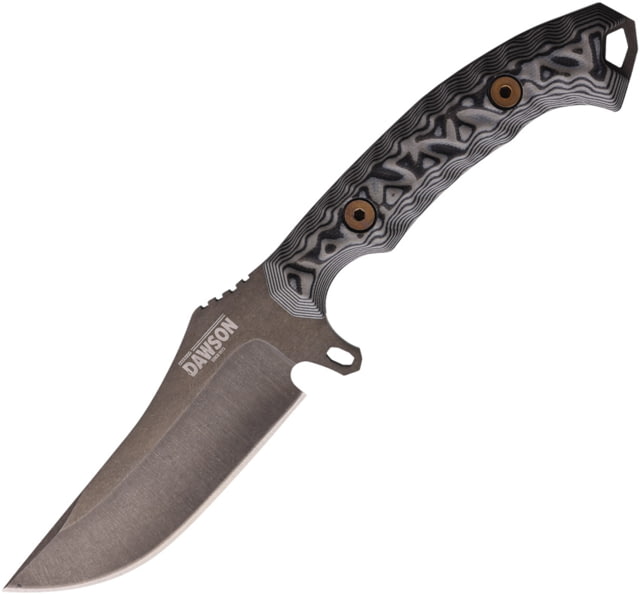Dawson Knives Woodsman Fixed Blade Blk/Gry DW41201 - Dawson Knives