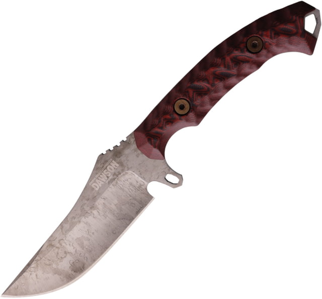 Dawson Knives Woodsman Fixed Blade Blk/Red DW41072 - Dawson Knives