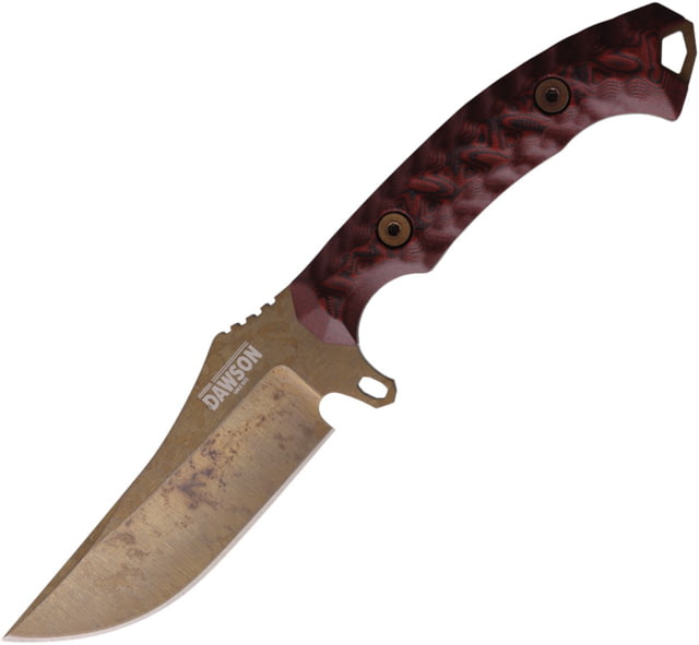 Dawson Knives Woodsman Fixed Blade Blk/Red DW41140 - Dawson Knives