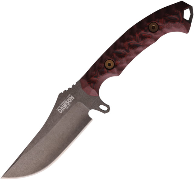 Dawson Knives Woodsman Fixed Blade Blk/Red DW41188 - Dawson Knives
