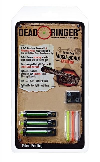 Dead Ringer  Accu-Bead Extreme Front Sight Magnetic Green - Dead Ringer