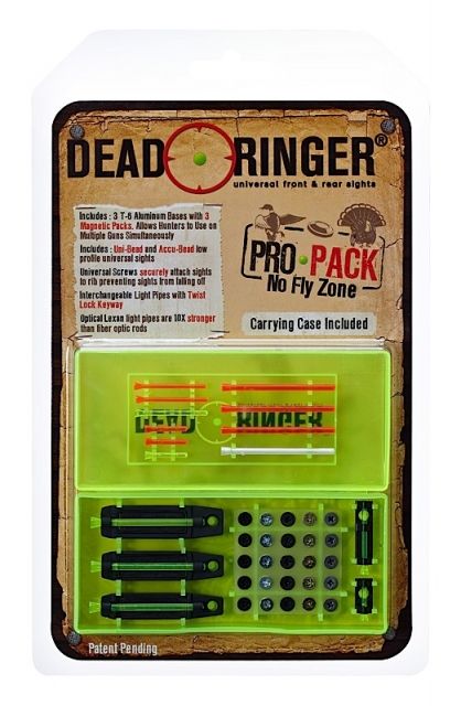 Dead Ringer  Pro-Pak Fiber OpticFront Sight Set Fits Most Guns - Dead Ringer