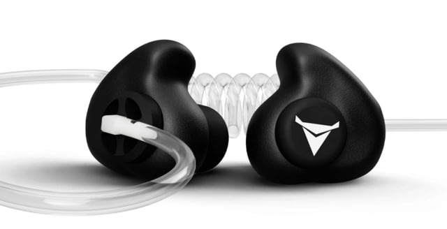 Decibullz Custom Moldable Surveillance Earpieces w/Awareness Black - Decibullz