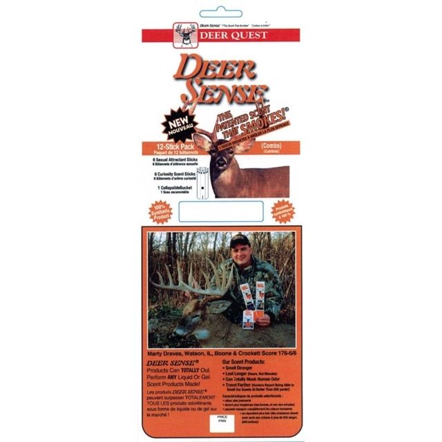 Deer Quest Deer Sense Combo w/Bucket Curiosity/Sexual 12pk