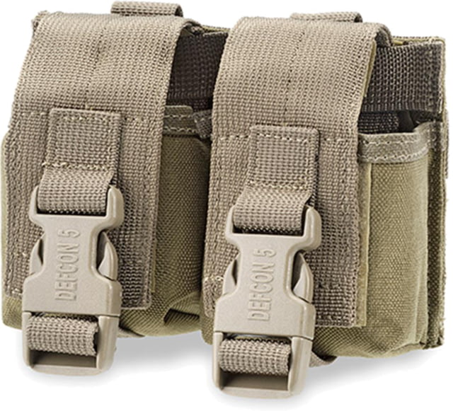 Defcon 5 Double Grenade Pouch Tan D5-GP02 CT - Defcon 5