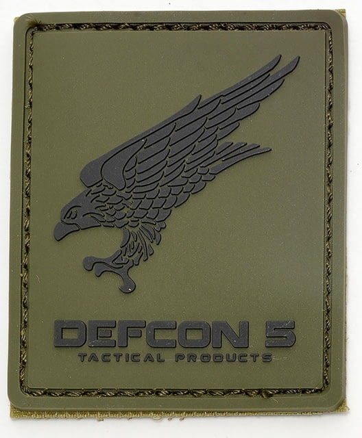Defcon 5 Logo Rubber Patch OD Green D5-PA01 OD - Defcon 5