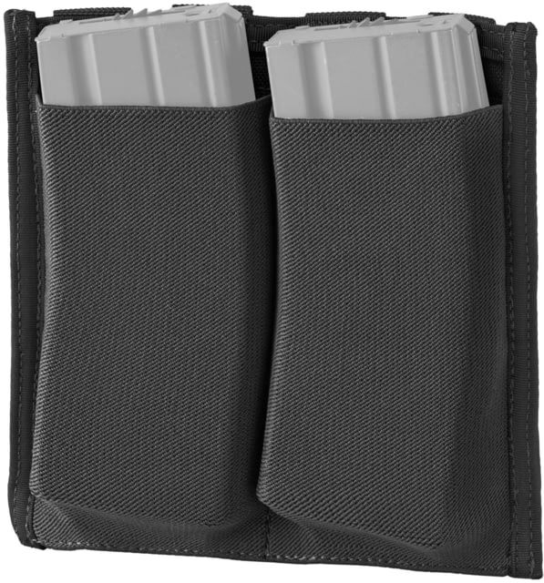 Defcon 5 Low Profile Elastic 5.56 Double Magazine Pouch Black D5-M4LPDP - Defcon 5