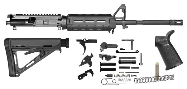 Del-Ton Pre-Ban M4 Carbine Rifle Kit w/Black MLOK Furniture 5.56x45mm NATO 16 in 1-9 Twist Matte Black - Del-Ton