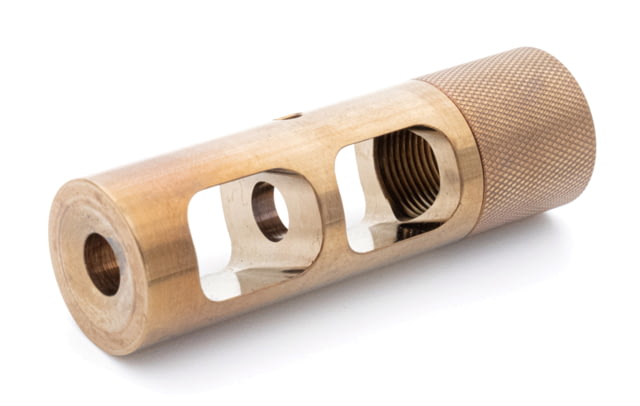 Delta V Xenos Muzzle Brake 5.56x45mm NATO/.223 Remington/6mm Creedmoor 1/2x28 Raw Bronze - Delta V